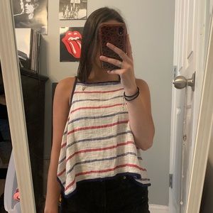 Free people flowy tie tank